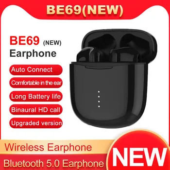 

BE69 TWS HiFi Bluetooth Earbuds Headphones Qualcomm 3020 3D Stereo Bluetooth5.0 Earphone Dual-Calling For Samsung iphone headset