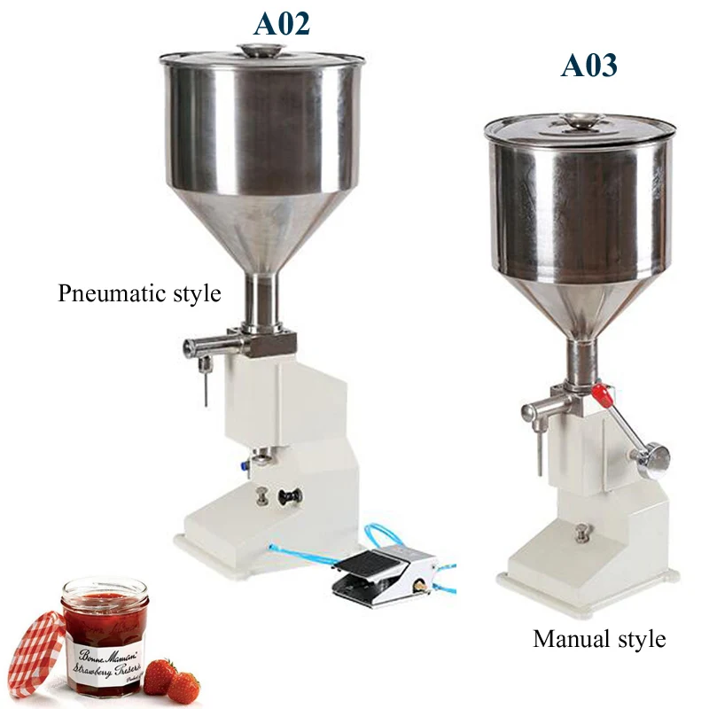 

5-50 ML Adjustable Manual Liquid Filling Machine 10L Commercial Liquid Dispenser A03 Bottle Filler for Paste Cosmetic Oil