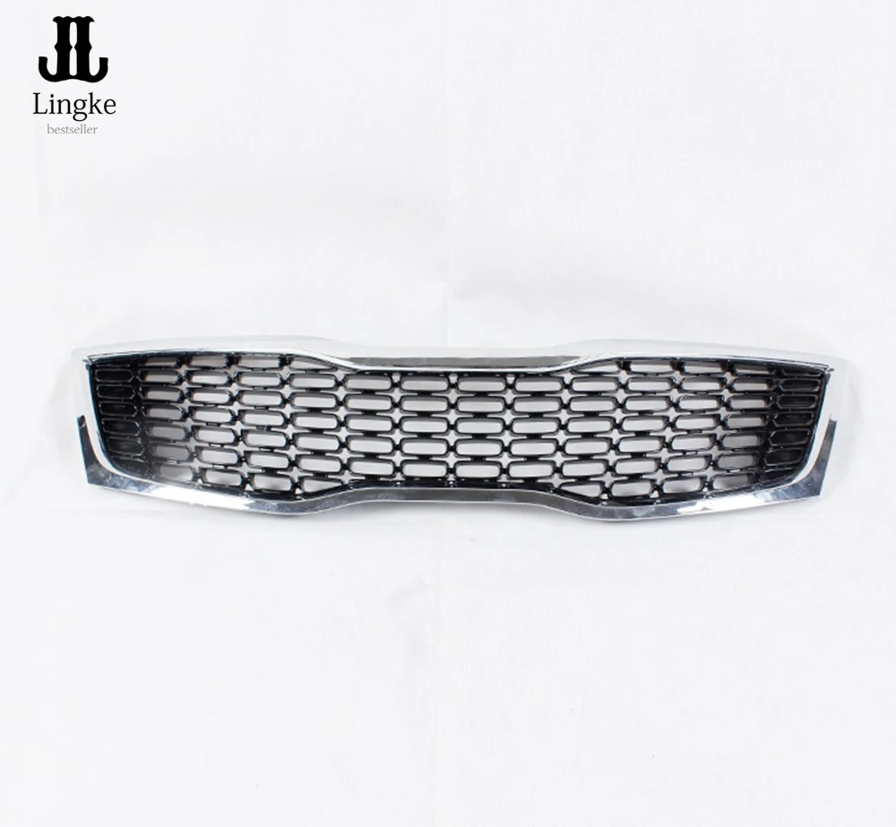 

For Kia Optima 2014 2015 OE Style Front Grille Chrome Upper Hood