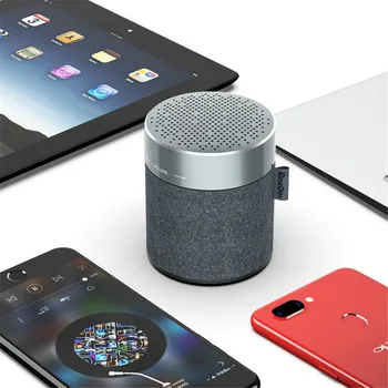 

OneDer V13 Column Portable Bluetooth Mini HiFi Speaker with FM Radio Cloth Subwoofer Wireless Loudspeakers & Rotation adjustment