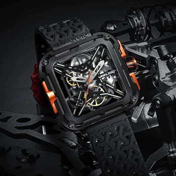 CIGA Design X Series Sapphire Crystal Hollow Design Automatic Men's Mechanical Watch Men Mechanical Wristwatches