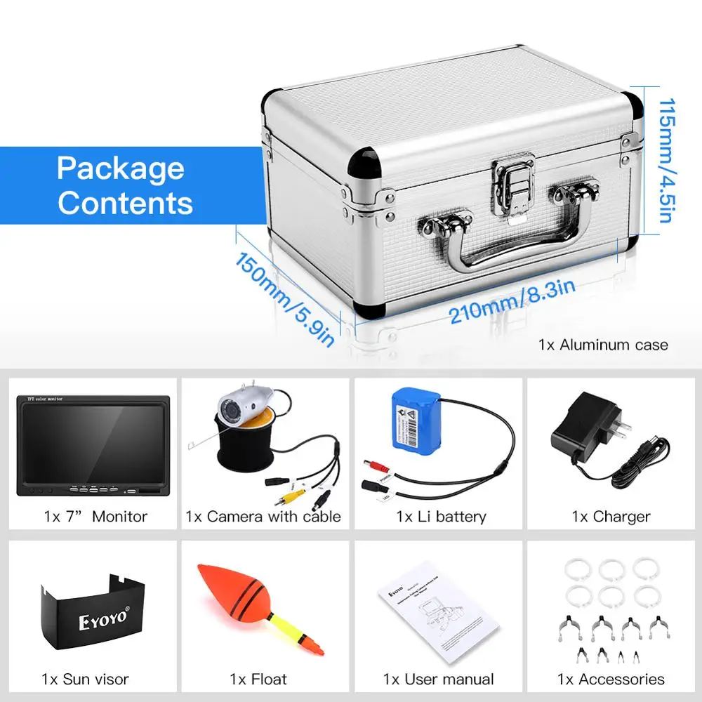eyoyo underwater camera charger