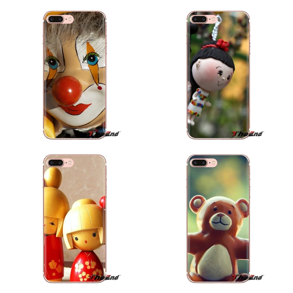 For Samsung Galaxy J1 J2 J3 J4 J5 J6 J7 J8 Plus 2018 Prime 2015 2016 2017 Soft Transparent Shell Covers Toy Doll |