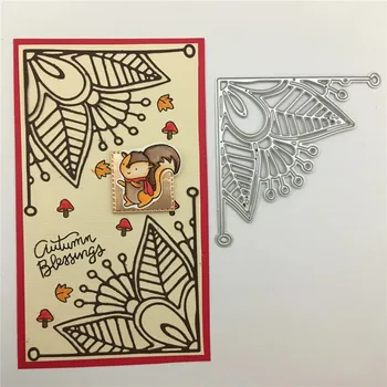 

YaMinSanNiO Flower Angle Frame Metal Cutting Dies New for Card Making Scrapbooking Die Cut Embossing Stencils Crafts Decorations