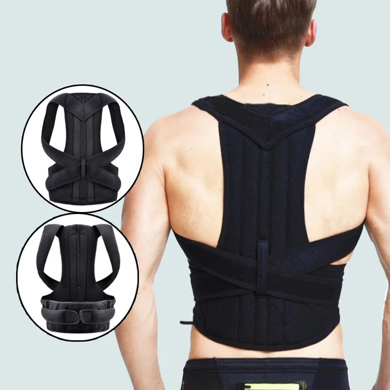 Ajustable Corrector postura apoyo hombro tirantes para espalda postura Correctionr Corrector de Espina de salud Postural fijador de cinta