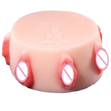 Real Pussy Male Masturbator Toys For Adults Sextoy For Men Realistic Vagina SexShop Seven-Hole Resistor Sexy Birthday Cake Party