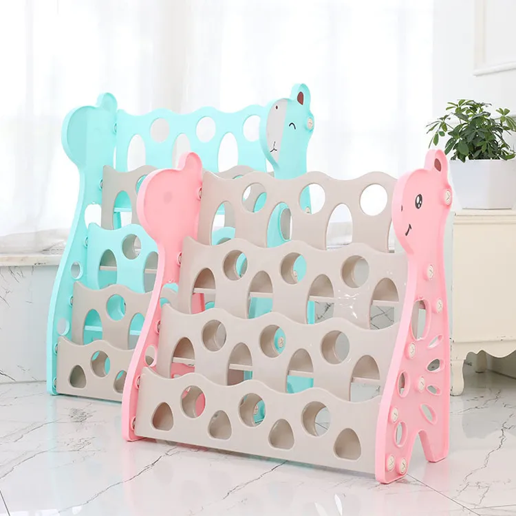 

New Style CHILDREN'S Bookcase Baby Cartoon Toys Kindergarten Plastic Simplicity Kids' Book 1-5-Year-Old Birthday Gift 1
