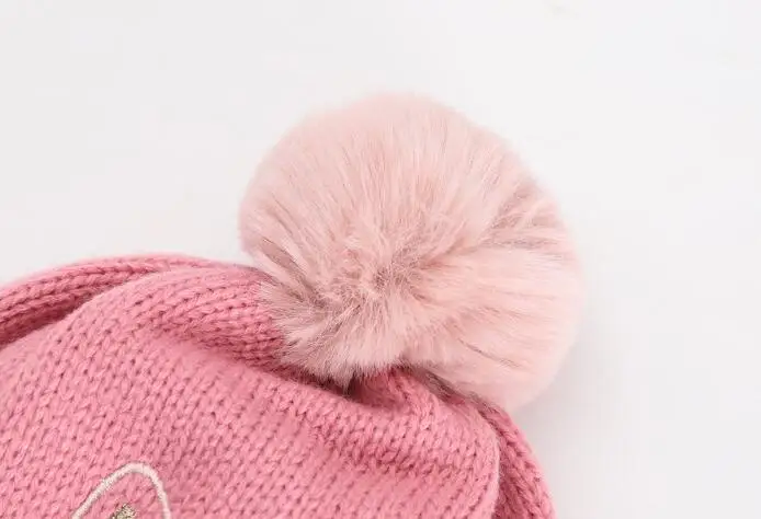 Unicorn Sequin Knitted Wool Beanie Hat