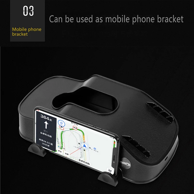

Car Model Multi-Function Tissue Box With Mobile Phone Bracket Holder Accessories