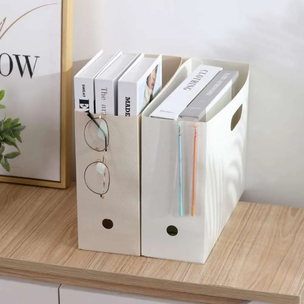 Sturdy Cardboard Magazine Storage Holder Folding Book Storage