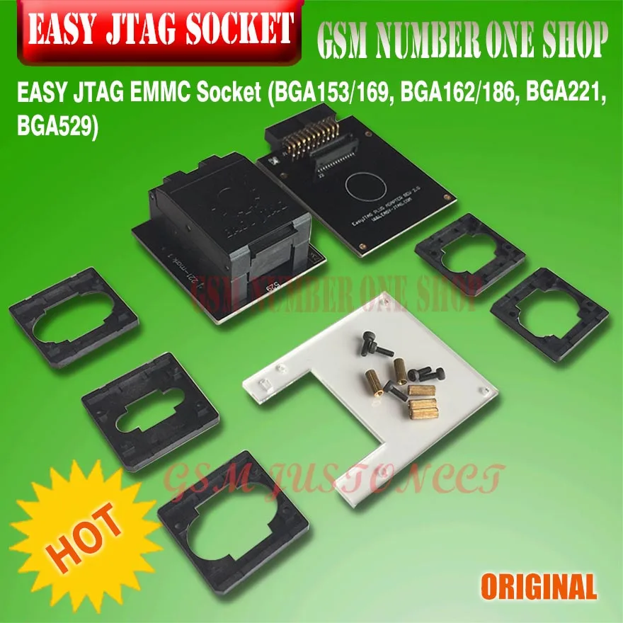 EASY JTAG EMMC Socket (BGA153169, BGA162186, BGA221, BGA529)- A 