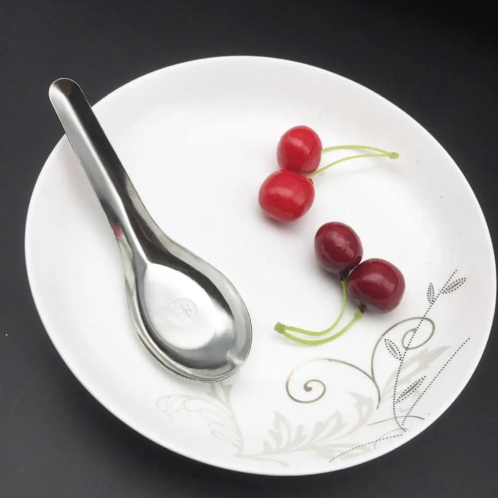 Утолщенный рисовый искусственный десерт из нержавеющей стали с плоским дном