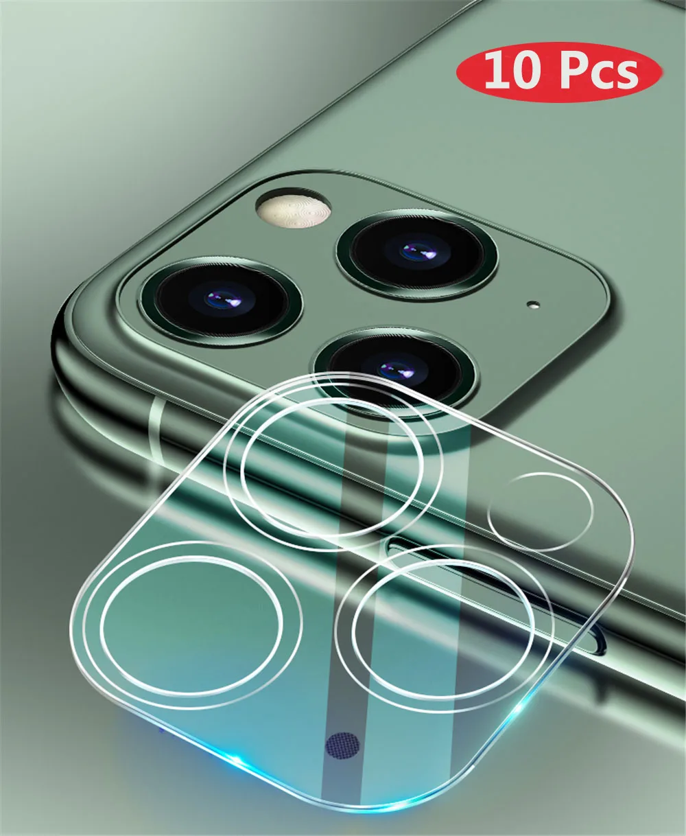 10 шт. iPhone 11 Pro Max прозрачная задняя камера защитная пленка для экрана закаленное