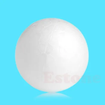 

1pcs round polystyrene ball Christmas Ball White Modelling Foam Craft Balls DIY Christmas Decorations Wedding Party Ornament