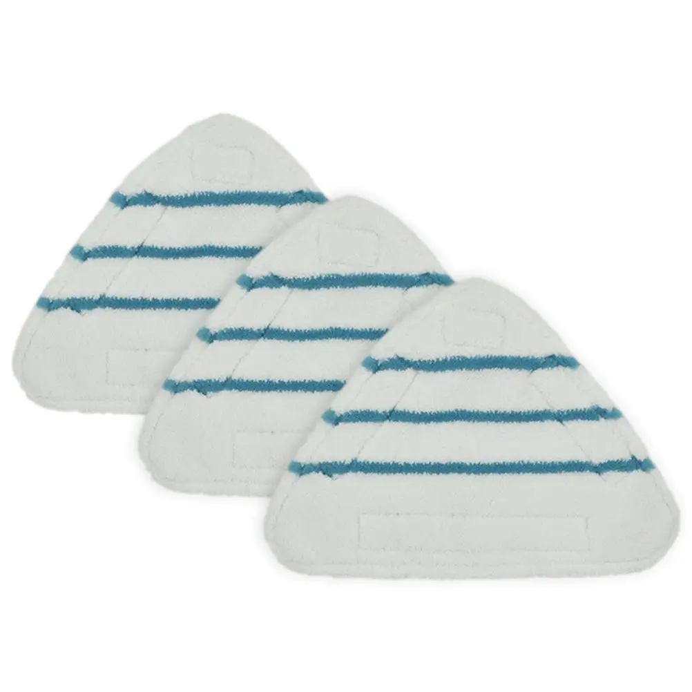 

2 Pcs Steam Mop Replacement Pads Triangle Washable Cloth Cleaning Floor Microfiber Mop Head Pad Steam Mop Fittings Accessories