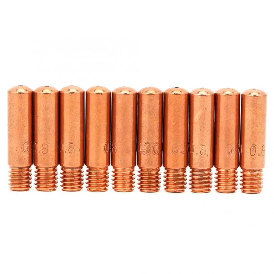 10 шт. Контактный наконечник MIG контакт для сварки 11-30 для Tweco Mini/#1 и 100L