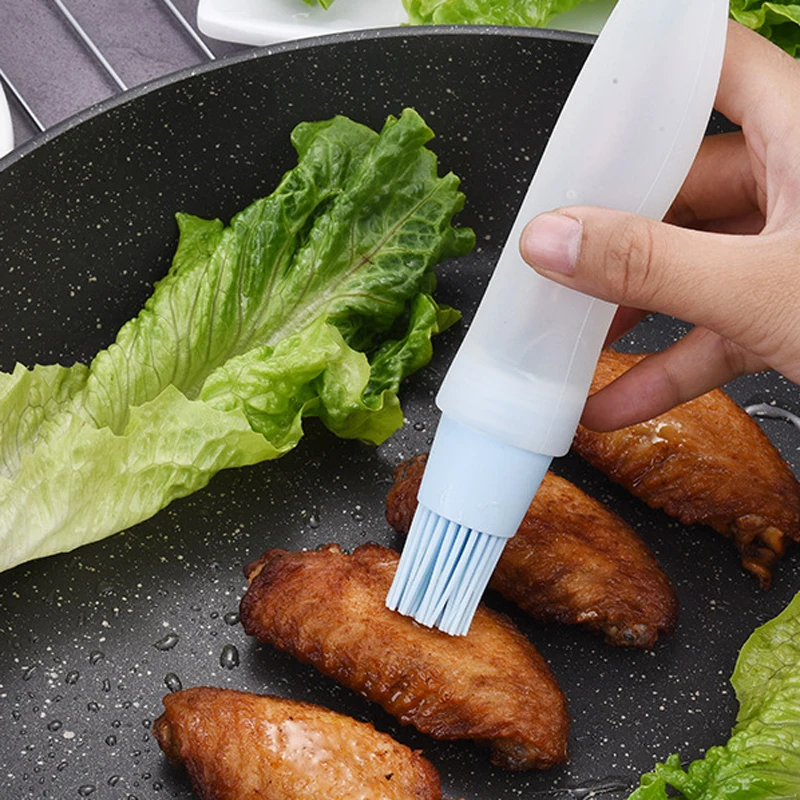Силиконовая решетка для барбекю кисточки для бутылок с маслом Кухня барбекю жаркое Жаростойкие чистящие щетки для выпечки хлеб масло кисти инструмент