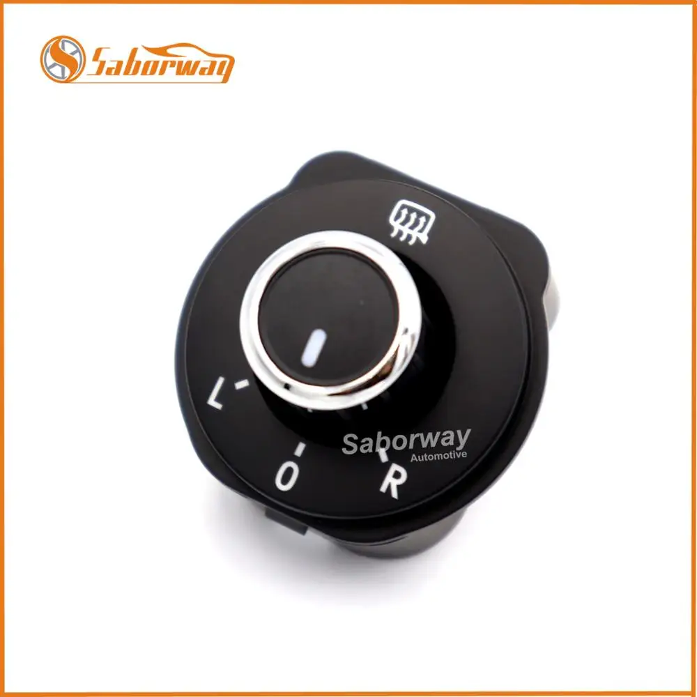Saborway Rear Side Mirror Switch Adjust Knob for Polo 6R 2011 2016 6RD