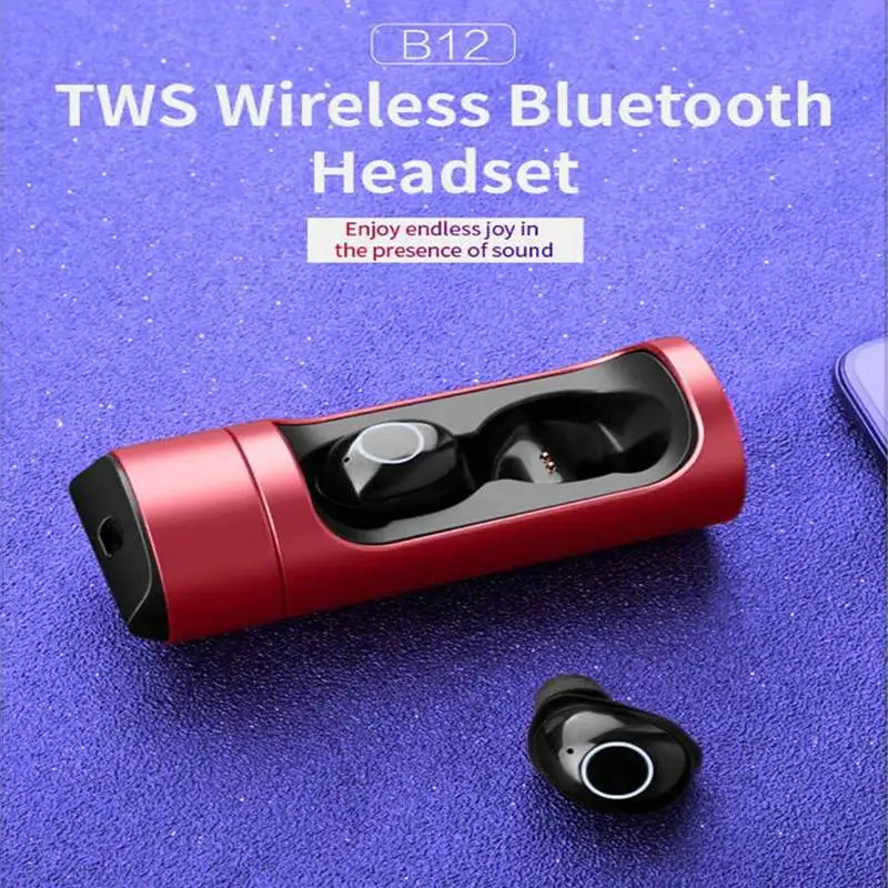 CLAITE B12 TWS Беспроводные Bluetooth 5,0 наушники DSP шумоподавление Hi-Fi стерео бинауральная гарнитура с HD микрофоном для Xiaomi