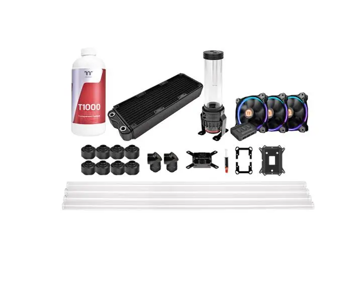  Thermaltake Eis core 360-D5 hart rohr wasser kühlung set (D5 wasser pumpe/64mm dünne/300 ml wasser 