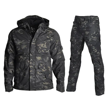 

Military Uniform Combat Shirt Pants Men Army Camouflage Winter WaterProof Jacket Warm Clothes Tactical Hunting Clothing Female