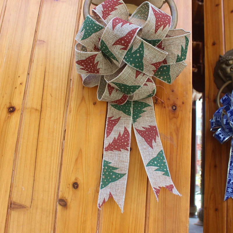 Christmas Tree Decorations Ornaments Bow for New Year Xamas Decor Gifts Navidad