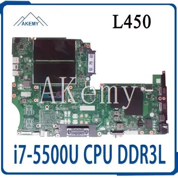 

AIVL1 NM-A351 Mainboard For Lenovo Thinkpad L450 laptop motherboard SR23W i7-5500U CPU DDR3L test ok L450 Mainboard motherboard