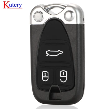 

kutery Key Shell Replacement for Alfa Romeo 159 156 Giulietta Brera Spider GT Remote Smart Key Card 3 Button spi22 Blade