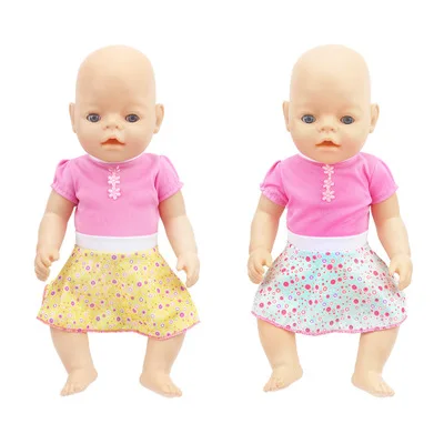 

New Style Dress Clothes Fit For17inch/43cm Born Baby Doll Clothes Doll Accessories For Baby Festival Gift