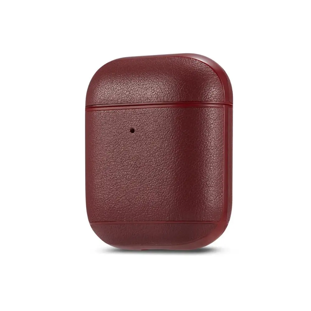 Color 6 AirPods беспроводной Bluetooth цветной кожаный 2 набор наушников для iphone AirPods 1 поколение 2 поколение набор наушников Чехол - Цвет: Color 6