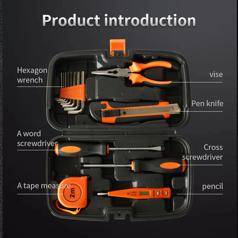 ￡15.43 Coofix 15 Pcs Hand Tool Set General Household Repair Multifunction