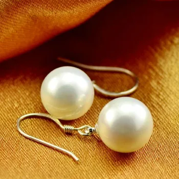 

Natural Water Pearl Earrings Women's Drop Earrings Simple Style Gift for Girls Lady Women