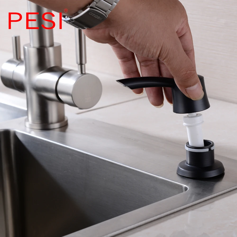 Kitchen Soap Dispenser For Sink Detergent Liquid Hand Wash Soap Dispenser Pump for Kitchen Built in Counter top Dispenser.