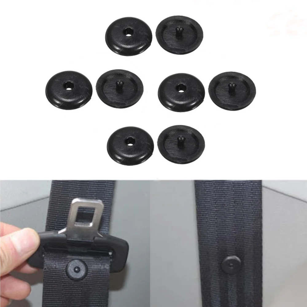 10 Pairs/Pack Car Seat Belt Stopper Button Universal Limit Safety