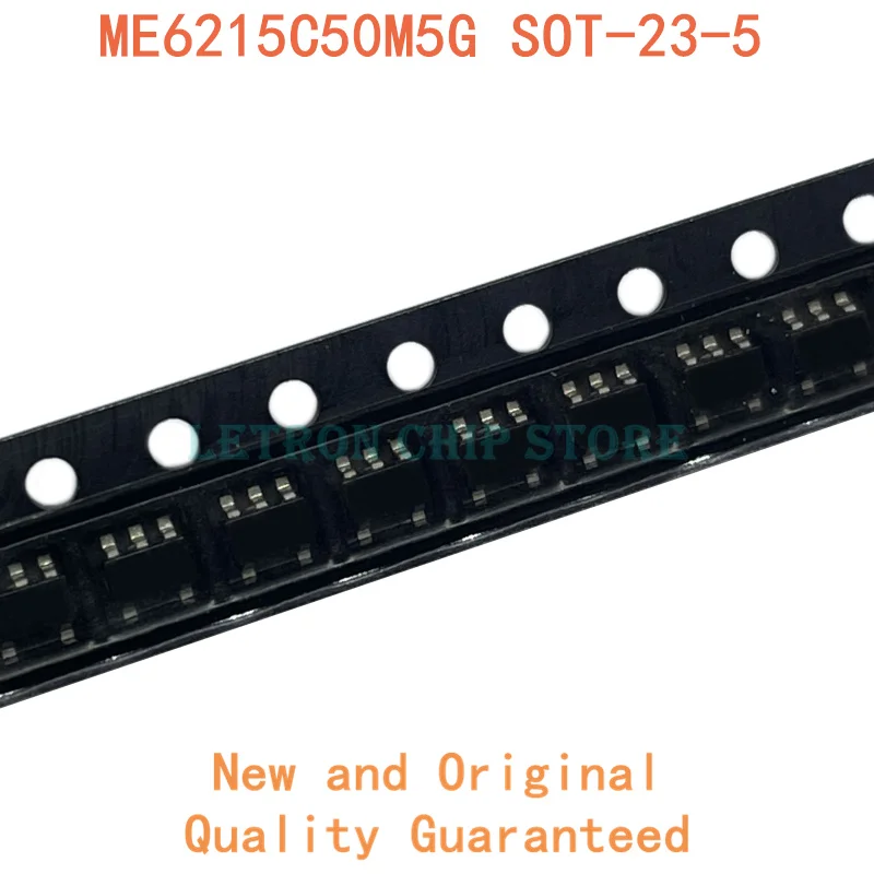 20 шт ME6215C50M5G СОТ-23-чехлы для айфонов 5 5V SOT23-5 SMD LDO линейный регулятор чип новый и