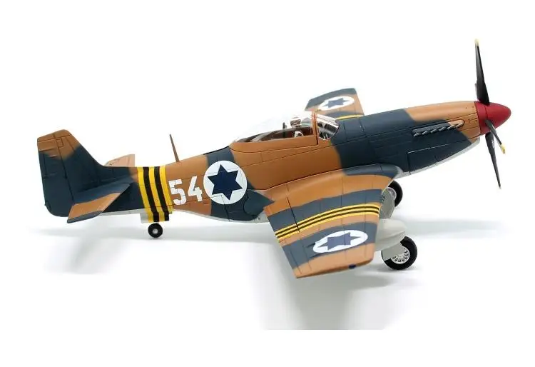 Hobby Master P-51D Mustang 105-я эскадрилья Скорпион ВВС Израиля Suez Campaign 1956 1/48 литая под давлением модель самолета
