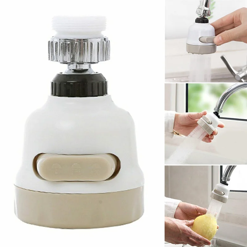 Accessories Tap Splash Regulator Sink Kitchen Filter Nozzle Water Non Toxic 360°