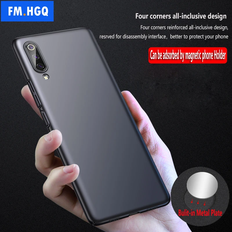 Магнитный автомобильный чехол держатель для Xiaomi Mi 9 CC9 CC9E Жесткий Чехол из