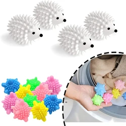 3pcs Hedgehog Dryer Balls Laundry Lint Hair Catcher For Washing Machine Hedgehog Drying Ball Asesorio Para Laundry Discs