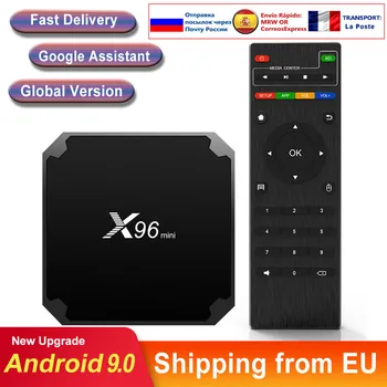 

X96 mini Smart tv box Android 9.0 S905W Quad Core 64 bit 4K 1080P Full HD fast Media Player X96mini Android tv Set Top Box