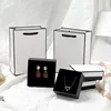 12pcs Square Jewelry Display Gifts Box Holder Black and White Kraft Paper Engagement Ring Brooch Necklace Bracelet Box Bag ► Photo 3/6