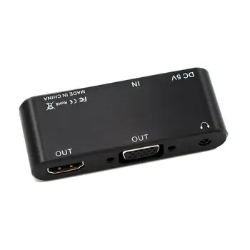 

1Pc Versatile HDMI to VGA HIMI Audio Port HDIM converter HDMI VGA Adaptor HDMI Hub