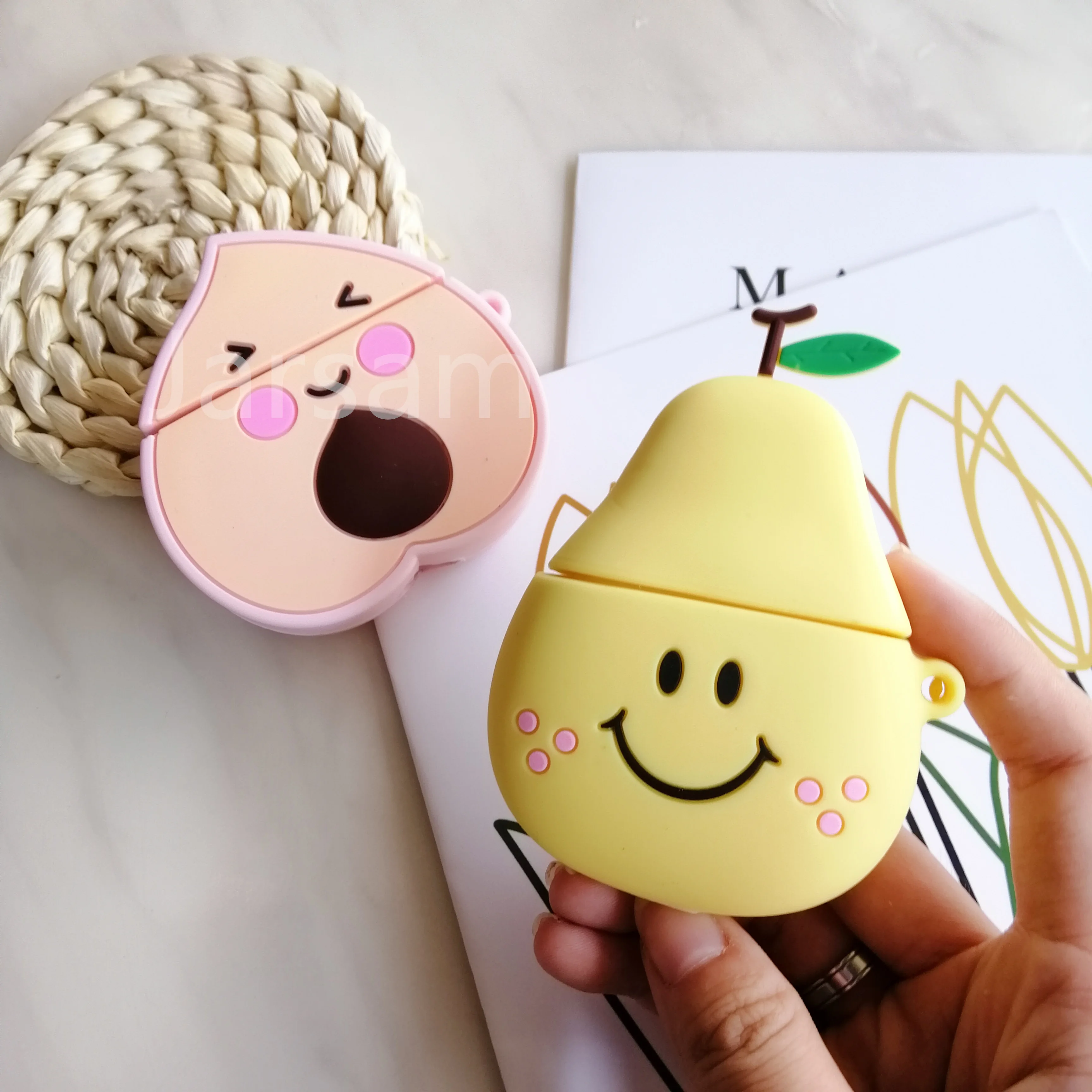 

Cartoon Cute box mouse Wireless Headset case for Apple Airpods 1 2 Earphone soft Silicone Cover For Airpods Protective Cases