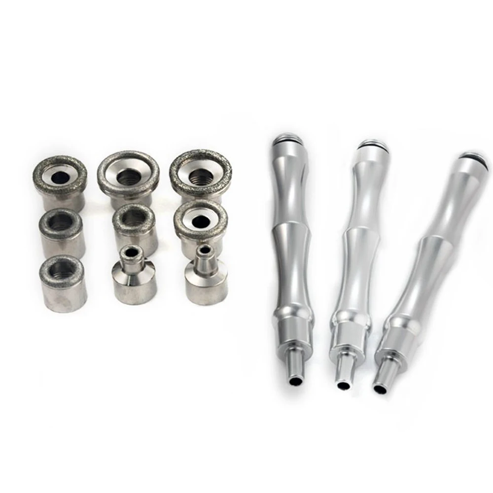 

Diamond Microdermabrasion Dermabrasion BlackHead Remover Facial Diamond Peeling Care Tool 9 Tips+3 Wands Skin Rejuvenation