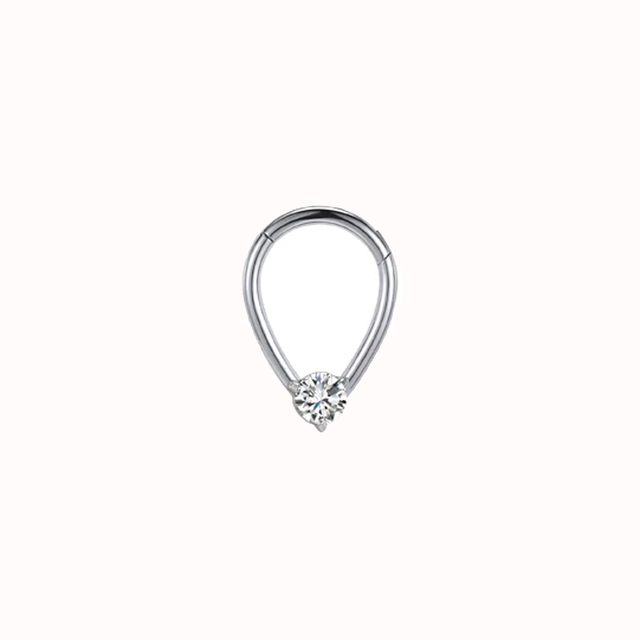 Nose Piercing Ring Nase Septum Piercing Ring Titanium Steel Nariz Piercing Ear Cartilage Tragus Goth Piercing Nez Opal