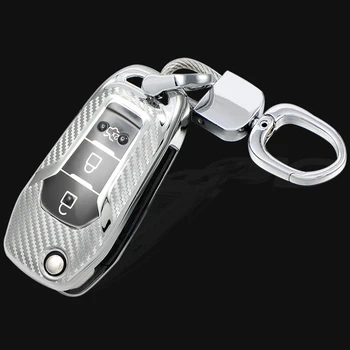 

Carbon Fiber TPU Car Key Cover For Ford Focus 3 2 Explorer Fiesta Mk8 Focus Fusion Ranger F150 F250 E150 Key Case Holder Cover