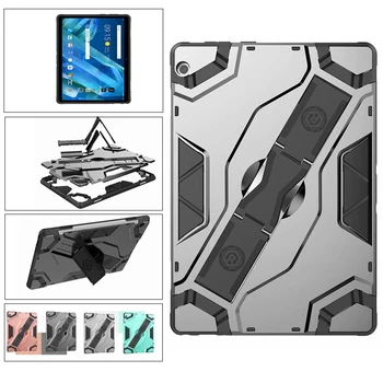 

For Lenovo Tab M10 10.1 Inch X605 Tablet Case soft+hard Shockproof Protection Stand Tablet Cover with Portable Handle shell +pen