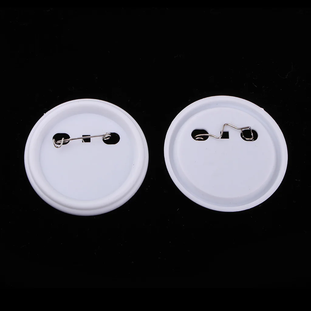 100 Sets Button Parts for Badge Maker Machine Button DIY Crafts and Children's Craft Activities (58mm 2¼ inch)