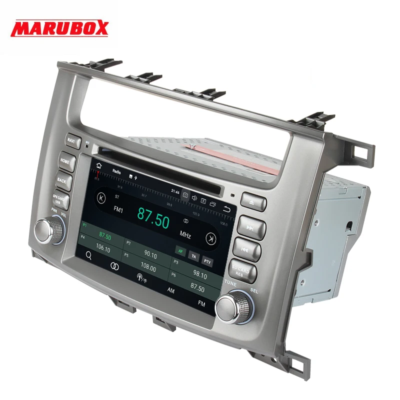 Top Marubox 7A112PX5 DSP, Android 9, Car Multimedia Player for Toyota Land Cruiser 2002-2007, Head Unit 8 Core, 7" IPS Screen, 64GB 1