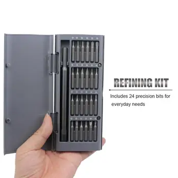 

25pcs/set Multifunctional Screwdriver Set S2 Steel Screw Driver Manual Tools Mobile Phone Notebook Repair Hand Tools Supplies